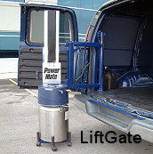 LifttGate with gas cylinder