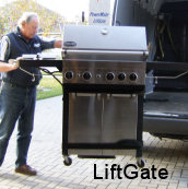 LiftGate with barbecue